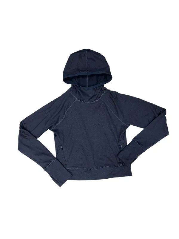 blaze style sweatshirts -Athletic Sweatshirt Hoodie By Old Navy In Navy, Size: S