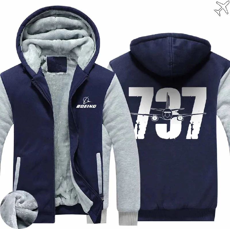 palm cool hoodies -BOEING 737 ZIPPER SWEATERS