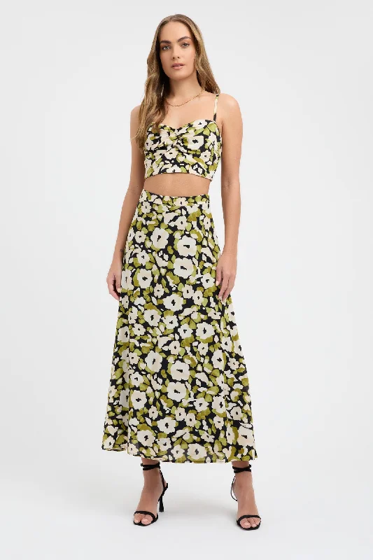 sharp slim skirts -Paula Long Line Skirt