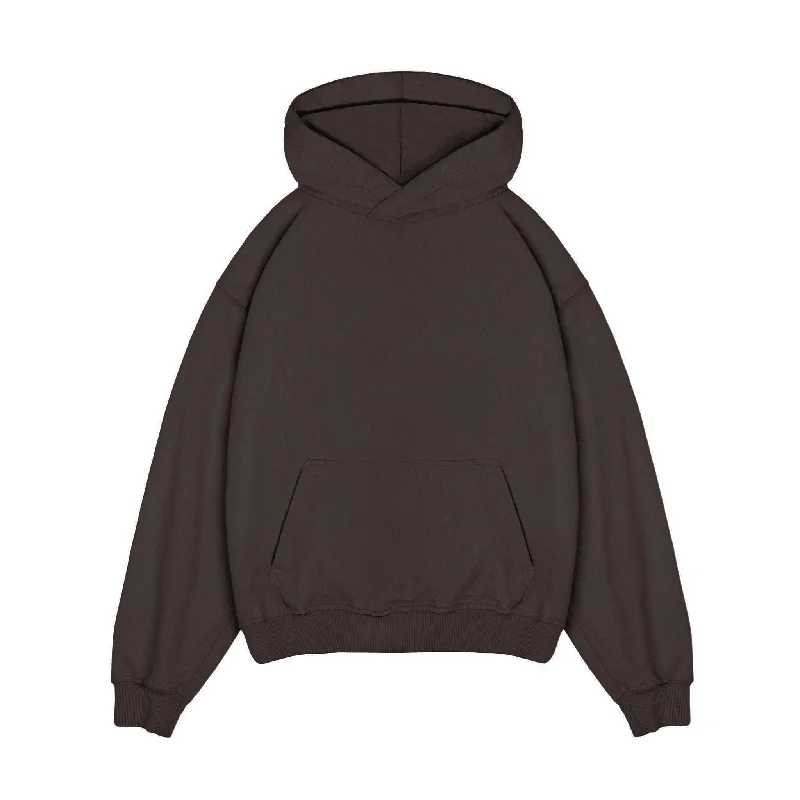 sleek art hoodies -Hoodie - Dark Mocha