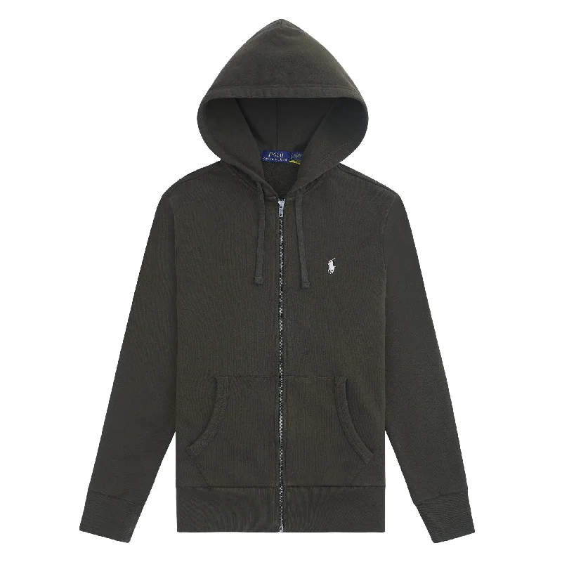 bud cool hoodies -Loopback Full-Zip Hoodie | Dark Loden