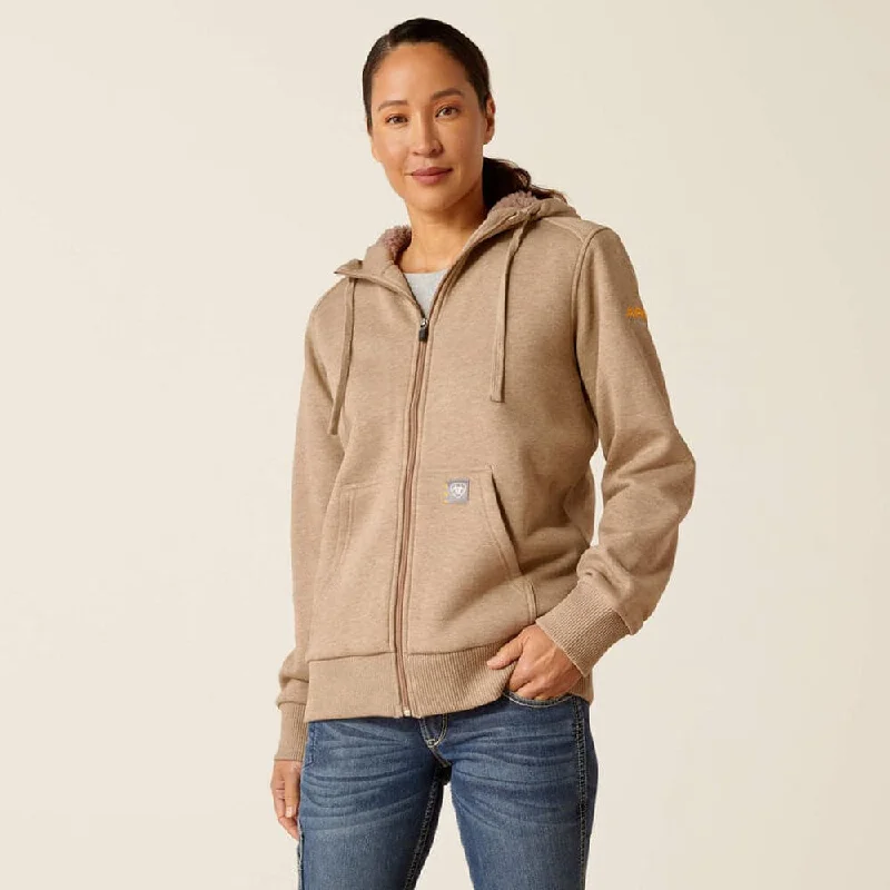 summit bold hoodies -Ariat P30442 Women's Rebar All-Weather Sherpa Full Zip Hoodie