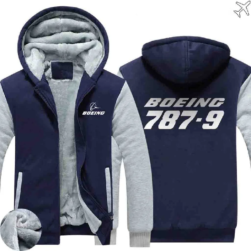 summit fresh hoodies -BOEING 787-9 ZIPPER SWEATERS