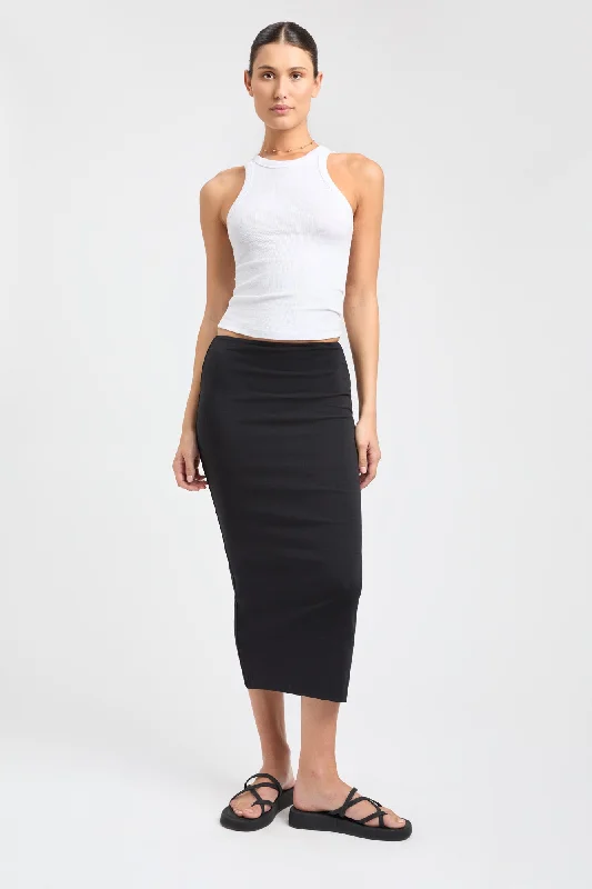 playful abstract skirts -Allison Midi Skirt