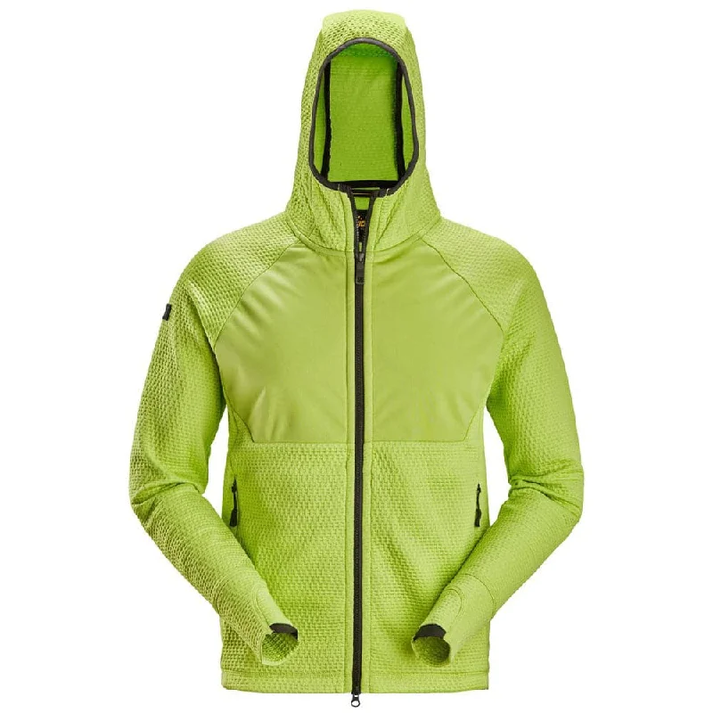 pop hoodies neon -Snickers 8405 FlexiWork Full-Zip Midlayer Hoodie