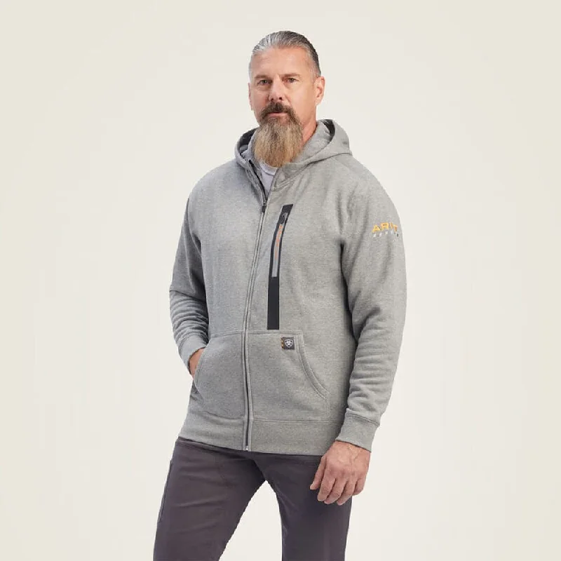 tribe playful hoodies -Ariat P15606 Rebar Workman Full Zip Hoodie