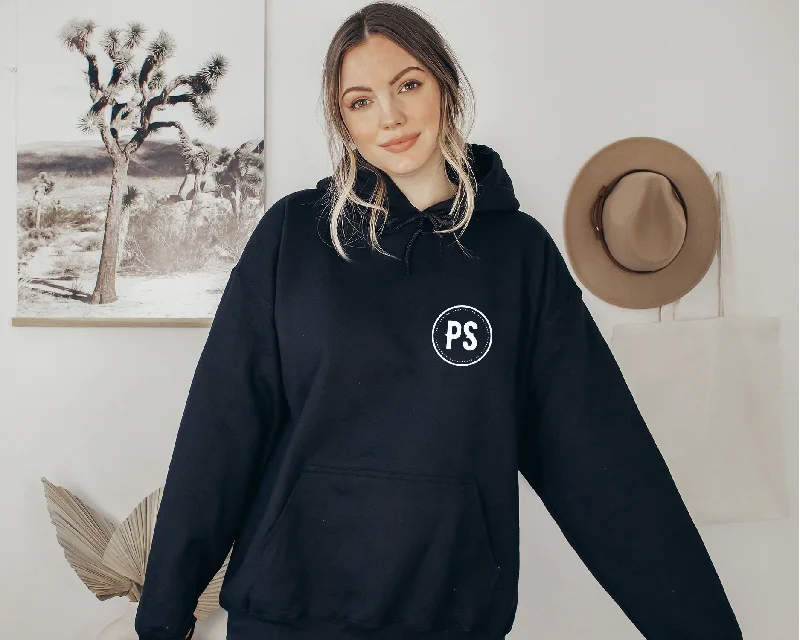 crest hoodies surfing -PS logo hoodie