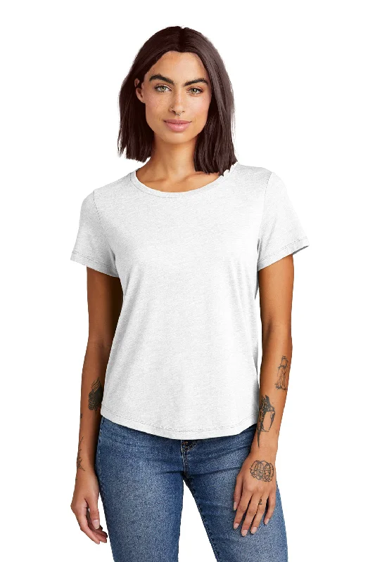 smart tailored t-shirts -Allmade Womens Short Sleeve Scoop Neck T Shirt - Fairly White