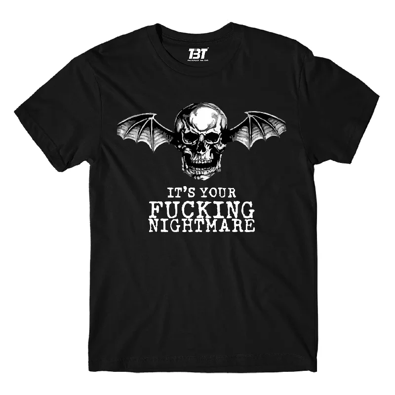 creative tie-dye t-shirts -Avenged Sevenfold T shirt - Nightmare