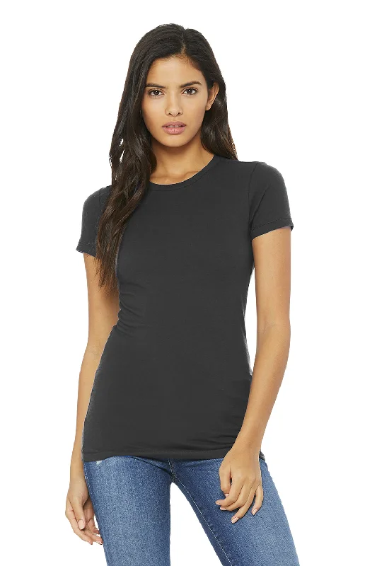 fast running t-shirts -Bella + Canvas Womens The Favorite Short Sleeve Crewneck T-Shirt - Asphalt Grey