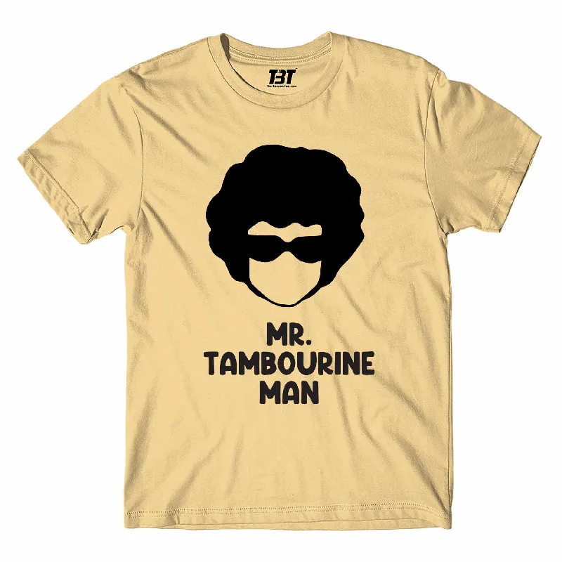 flared edge t-shirts -Bob Dylan T shirt - Mr. Tambourine Man