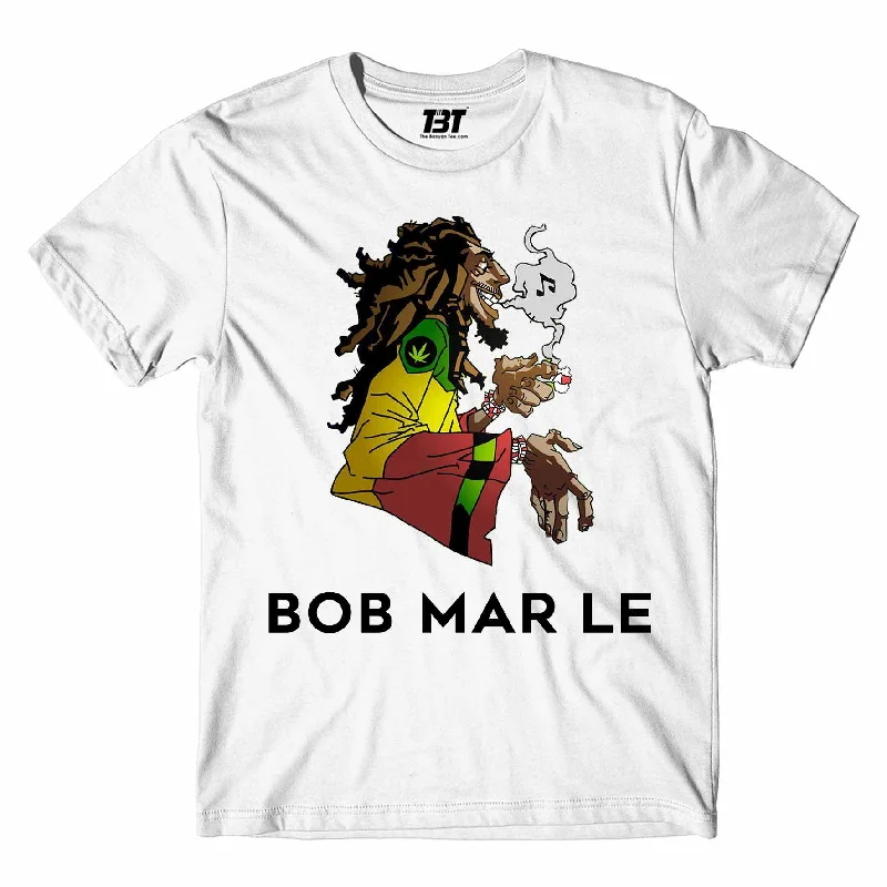 striking floral t-shirts -Bob Marley T shirt - Mar Le