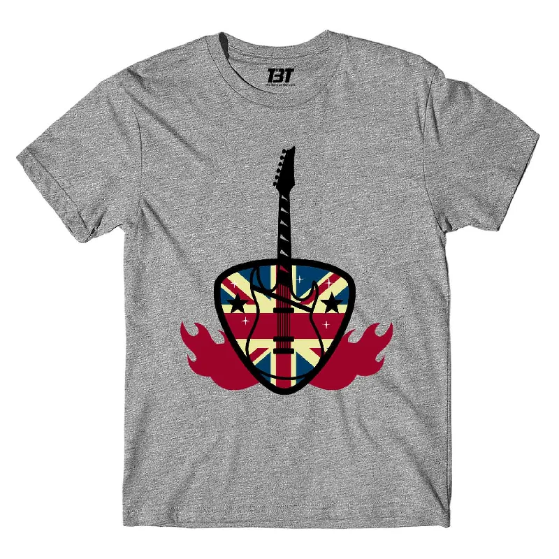 athletic vivid t-shirts -Def Leppard T shirt - Guitar Art