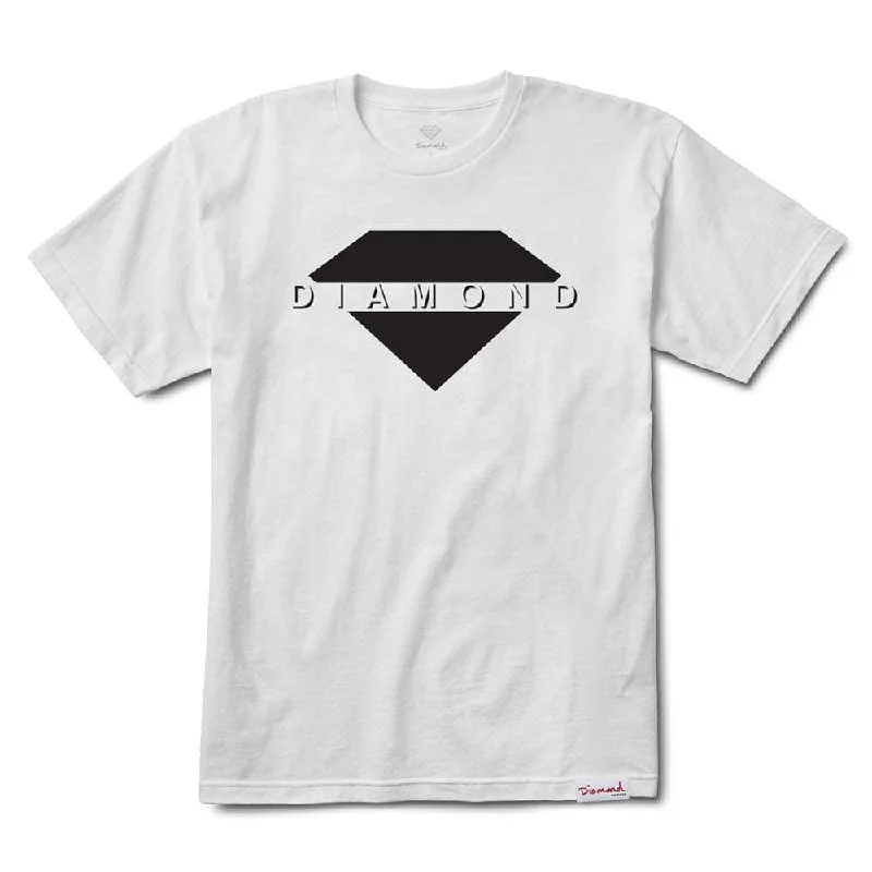 tie-dye creative t-shirts -Diamond Supply Co Viewpoint T-shirt White