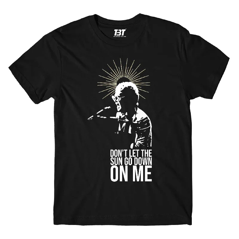 green hemp t-shirts -Elton John T shirt - Don't Let The Sun Go Down On Me