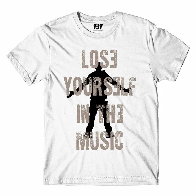 solid fitness t-shirts -Eminem T shirt - Lose Yourself In The Music