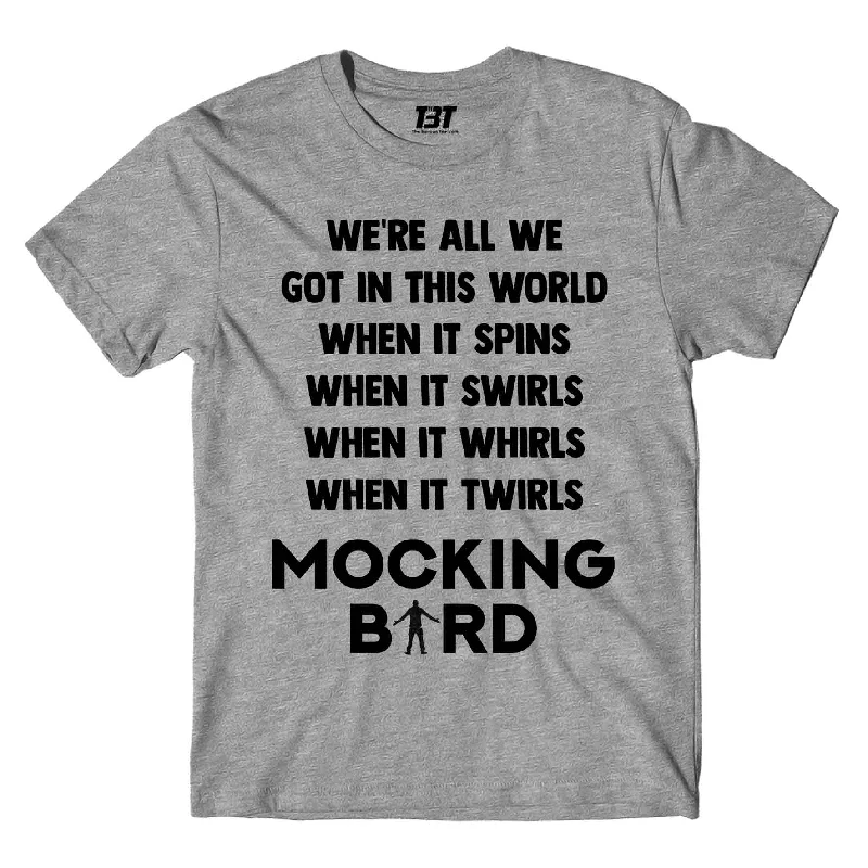 sleek boat neck t-shirts -Eminem T shirt - Mocking Bird