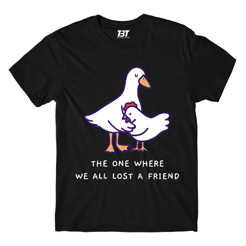 clean basic t-shirts -Friends T shirt - Lost A Friend