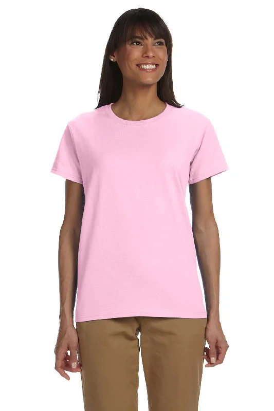 quirky pattern t-shirts -Gildan Womens Ultra Short Sleeve Crewneck T-Shirt - Light Pink