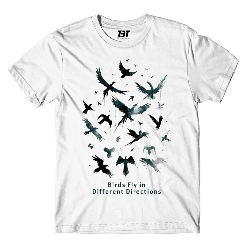 retro iconic t-shirts -Imagine Dragons T shirt - Birds Fly In Different Directions