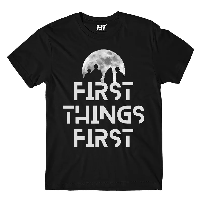 handy pocket t-shirts -Imagine Dragons T shirt - First Things First - Believer