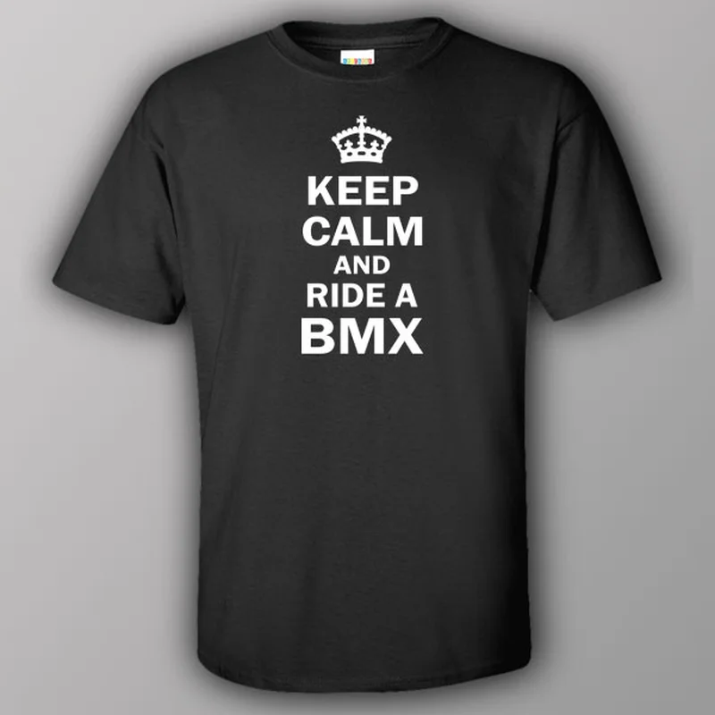 snug thermal t-shirts -Keep calm and ride BMX - T-shirt