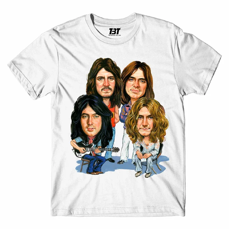 solid fitness t-shirts -Led Zeppelin T shirt - The Rock Legends