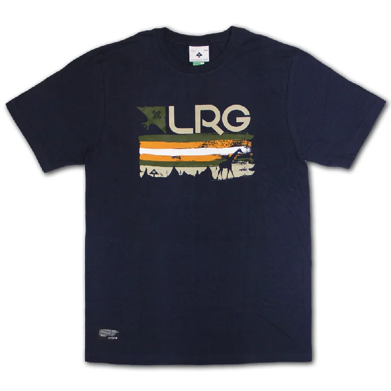 chill casual t-shirts -Lrg RC Astro Grunge T-shirt Navy