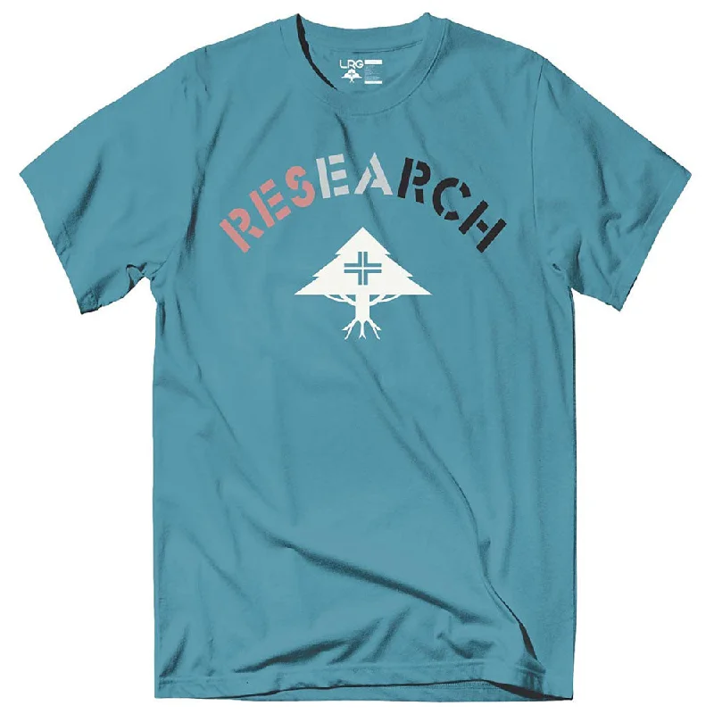 elastic rib t-shirts -LRG Research Arch T-shirt Slate