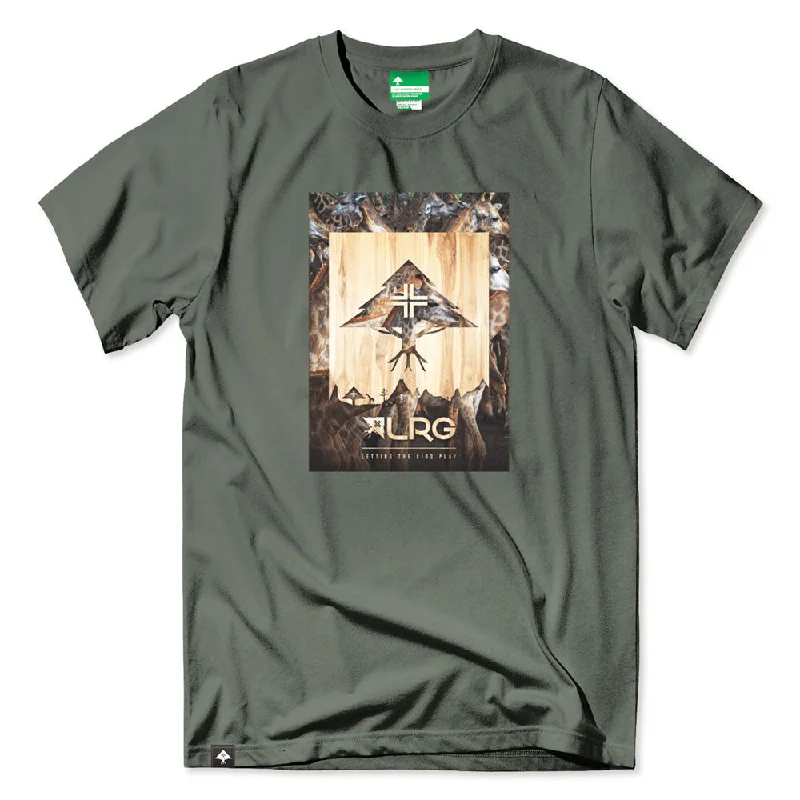 chic slim t-shirts -Lrg Ya Heard T-shirt Olive Drab