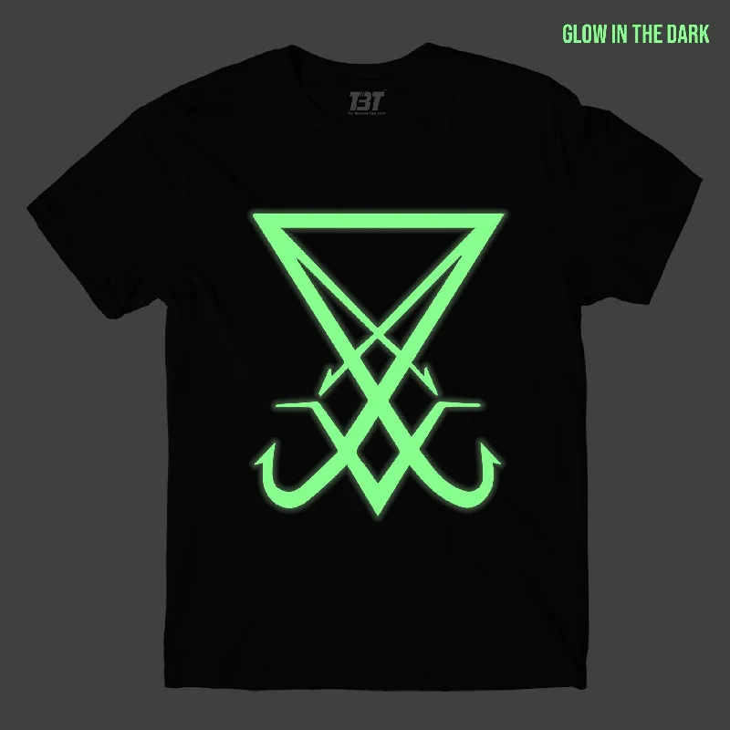 mix cotton t-shirts -Lucifer T shirt - Glow In The Dark