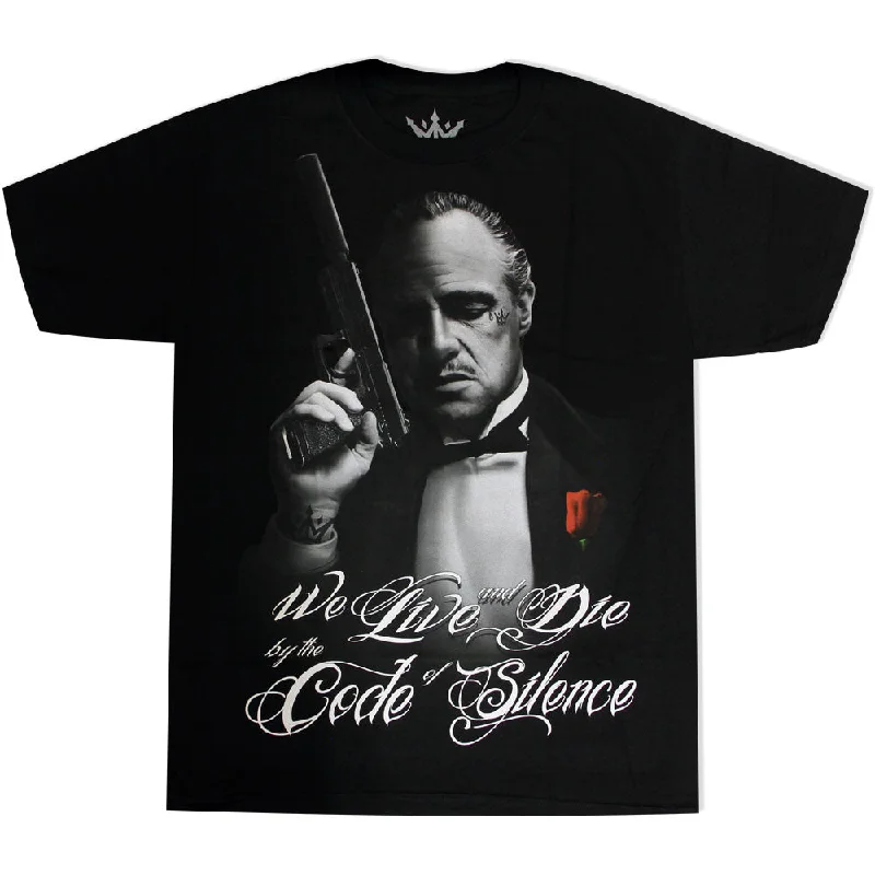 pocket practical t-shirts -Mafioso Silencer T-Shirt Black