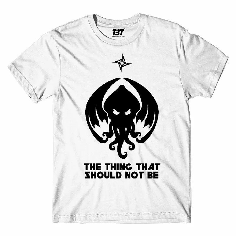 chill loose t-shirts -Metallica T shirt - The Thing That Should Not Be