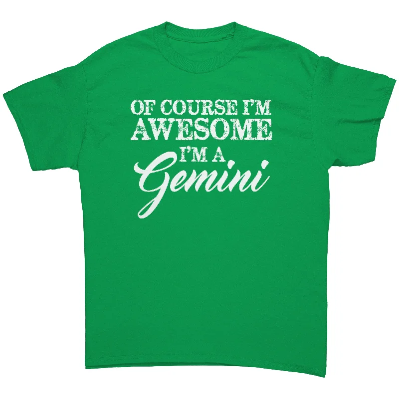 thermal snug t-shirts -Of Course I'm Awesome, I'm a Gemini Unisex T-Shirt