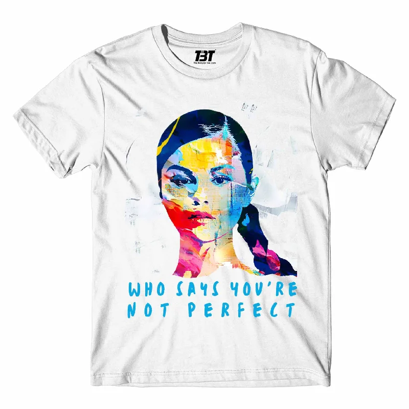 flowy hem t-shirts -Selena Gomez T shirt - Who Says You're Not Perfect