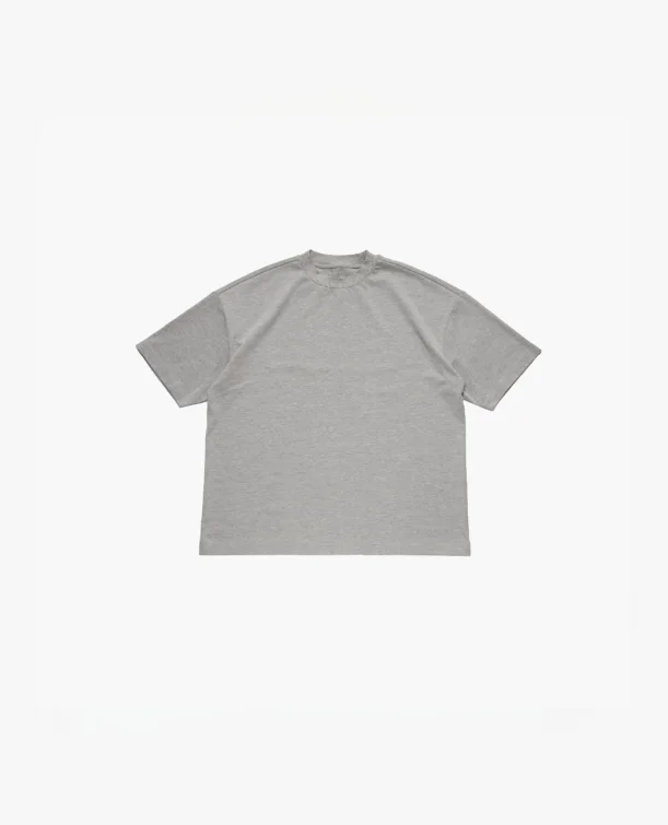 cool polo t-shirts -SIGNATURE BLANK T-SHIRT - MARLE GREY