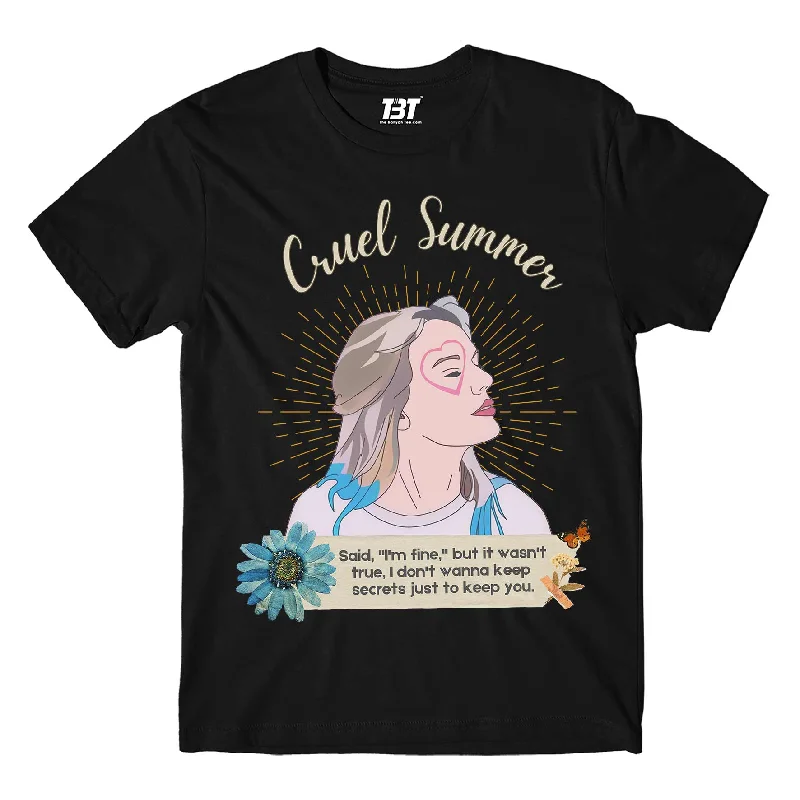 thick cozy t-shirts -Taylor Swift T shirt - Cruel Summer