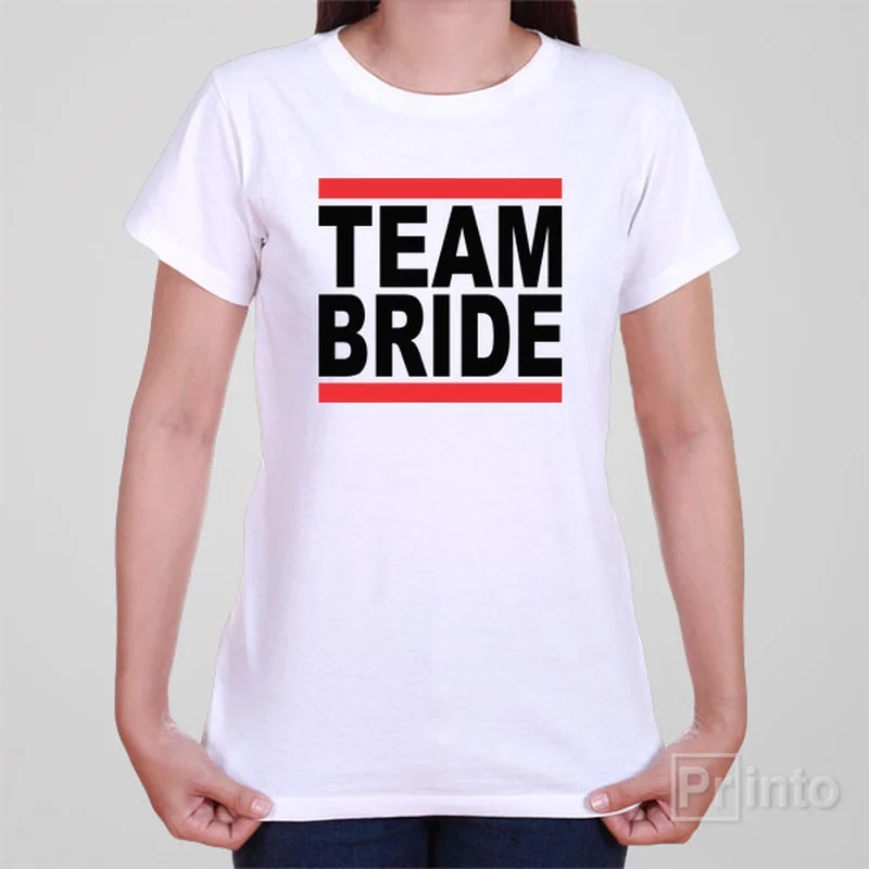 quick-dry athletic t-shirts -TEAM BRIDE