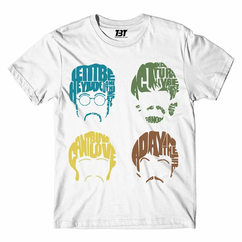 tailored smart t-shirts -The Beatles T shirt - Typography