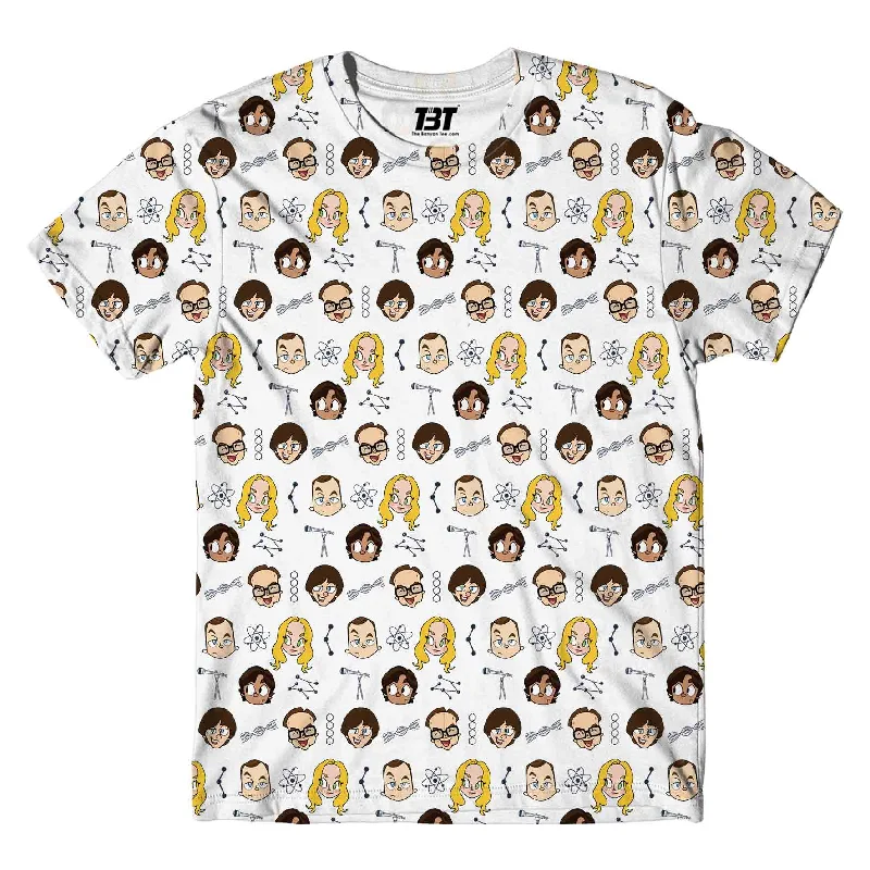 breezy travel t-shirts -The Big Bang Theory AOP T-shirt - Characters