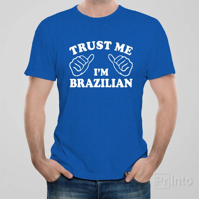 pocket handy t-shirts -Trust me - I am Brazilian - T-shirt