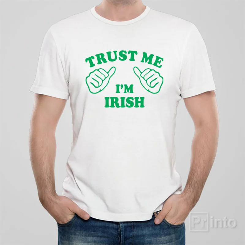 sports vented t-shirts -Trust me - I am Irish - T-shirt