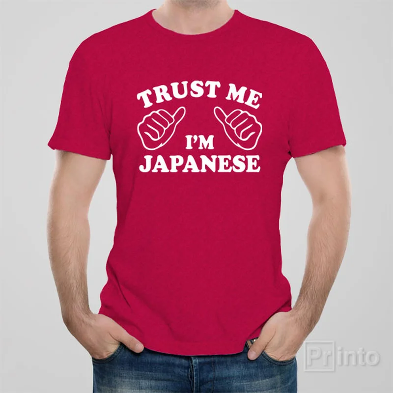 hemp green t-shirts -Trust me - I am Japanese - T-shirt