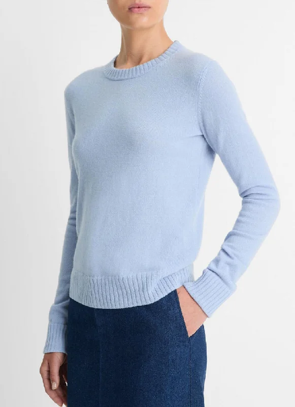 wide mohair pullover sweaters -Cashmere Crewneck Sweater