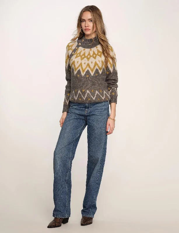 shaggy alpaca pullover sweaters -emory sweater