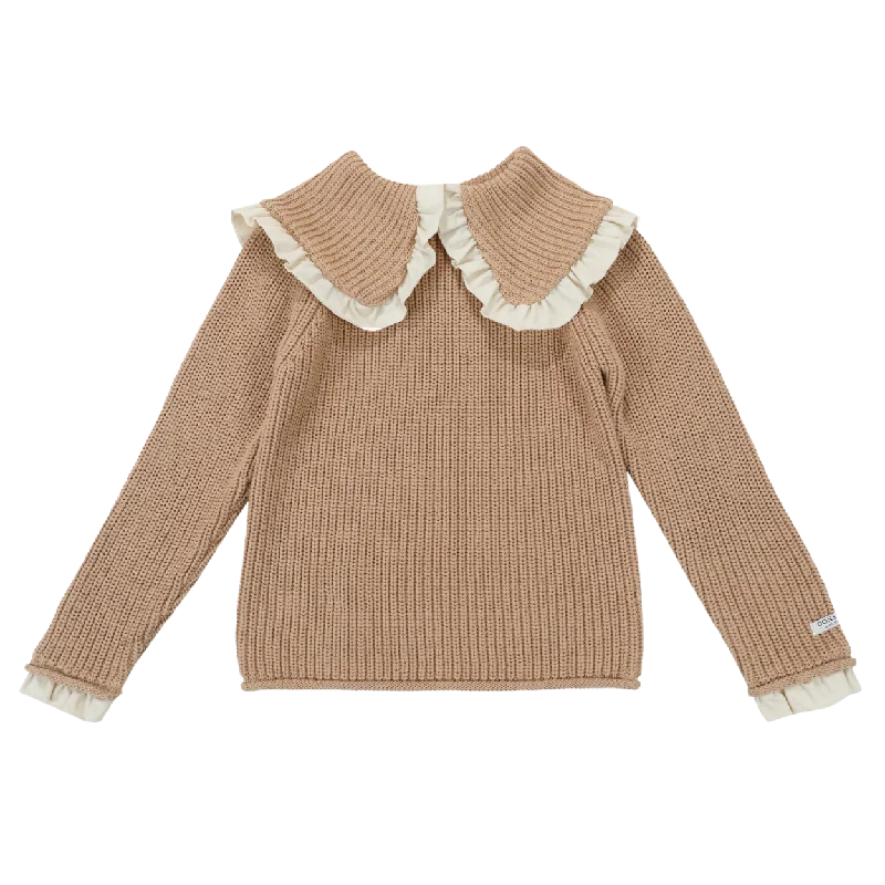 extended hooded pullover sweaters -Lola Sweater | Warm Sand