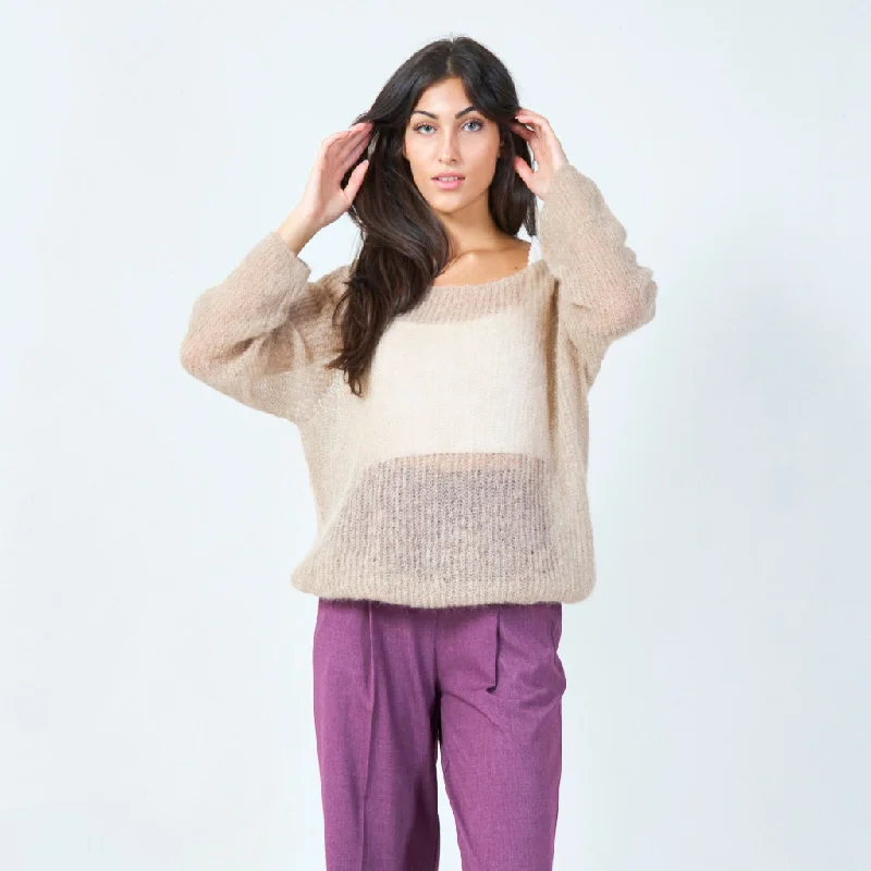 mock-neck pullover sweaters with patch pockets -Soft knit pullover sweater wholesale