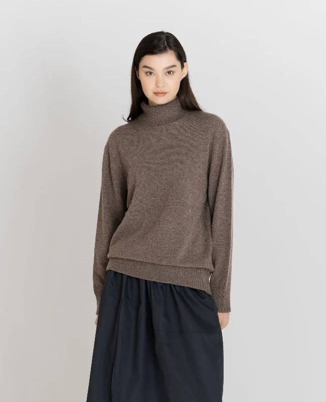 airy striped pullover sweaters -Cashmere Turtleneck Sweater