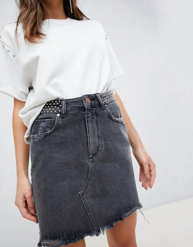 comfy loose skirts -Georgia High Rise Skirt In Wilder