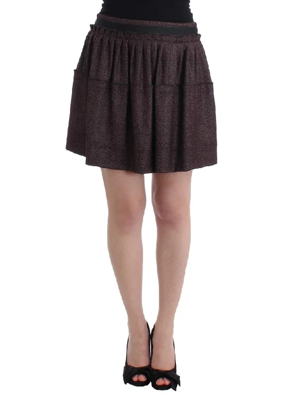 badge retro skirts -GF Ferre  Short Flannel Women's Skirt